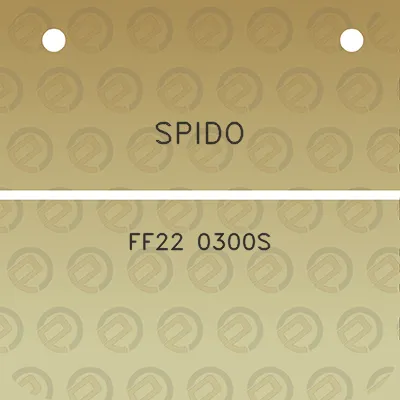 spido-ff22-0300s