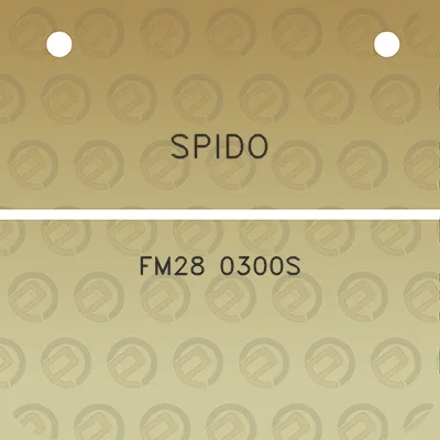 spido-fm28-0300s