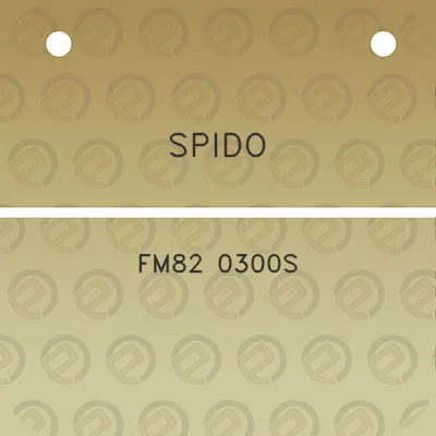 spido-fm82-0300s