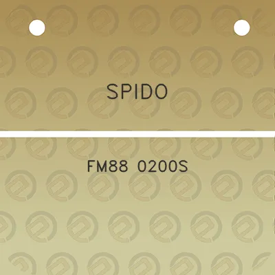 spido-fm88-0200s