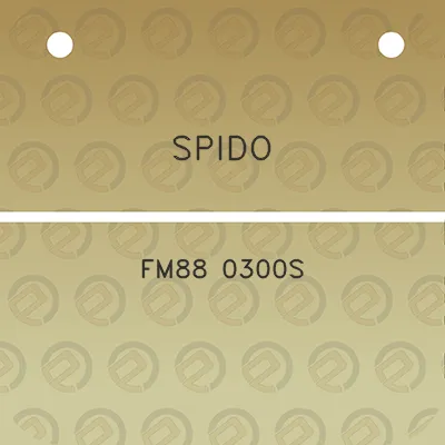 spido-fm88-0300s