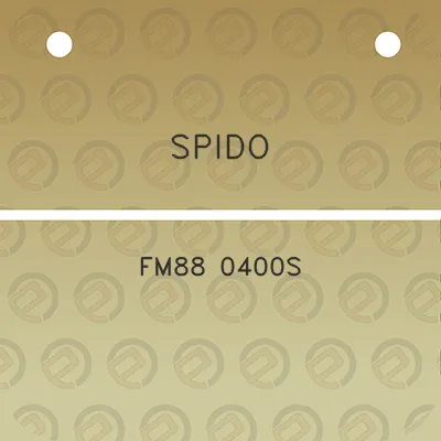 spido-fm88-0400s