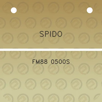 spido-fm88-0500s