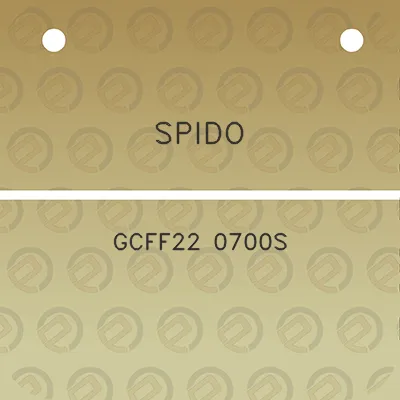 spido-gcff22-0700s