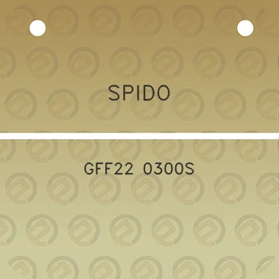 spido-gff22-0300s