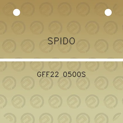 spido-gff22-0500s