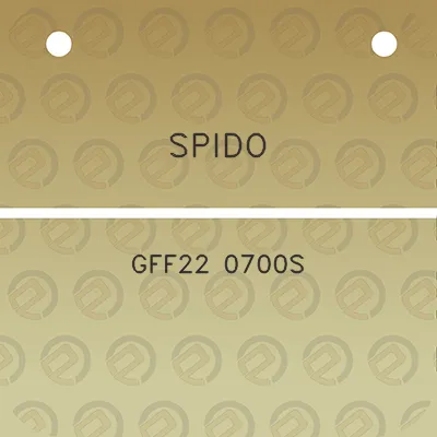 spido-gff22-0700s