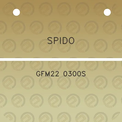 spido-gfm22-0300s