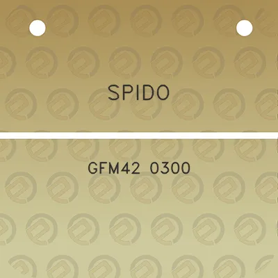 spido-gfm42-0300