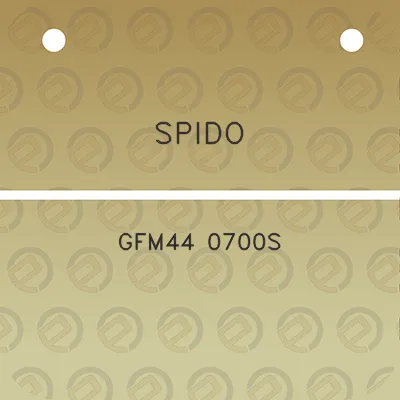 spido-gfm44-0700s