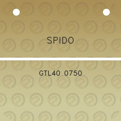 spido-gtl40-0750