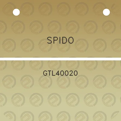 spido-gtl40020