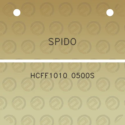 spido-hcff1010-0500s