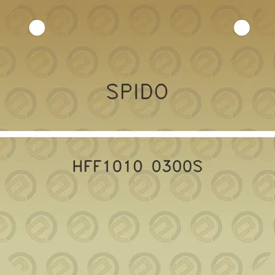 spido-hff1010-0300s