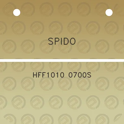 spido-hff1010-0700s