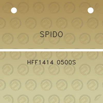 spido-hff1414-0500s