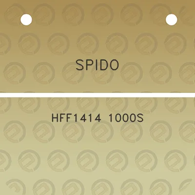 spido-hff1414-1000s