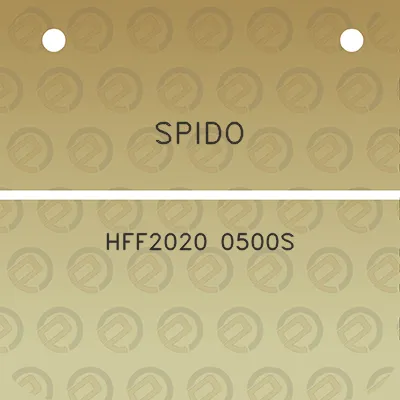 spido-hff2020-0500s