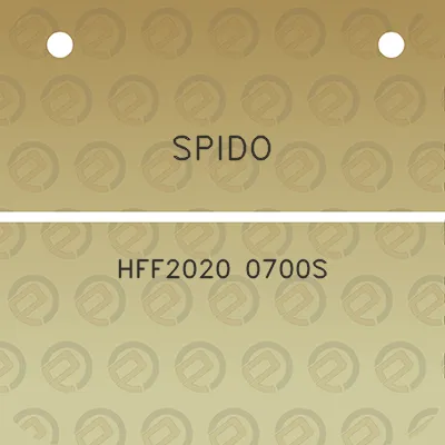 spido-hff2020-0700s