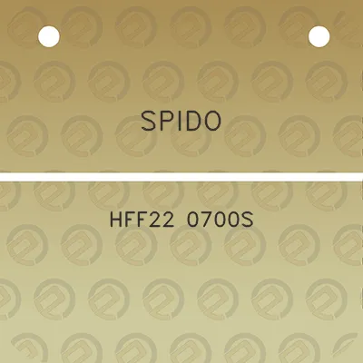 spido-hff22-0700s