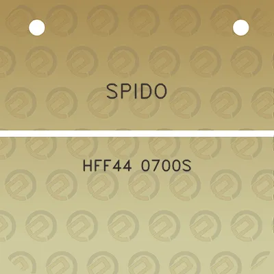 spido-hff44-0700s