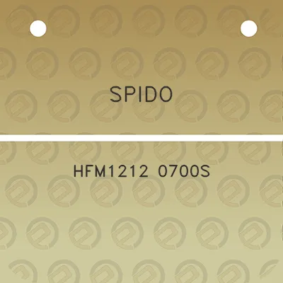 spido-hfm1212-0700s