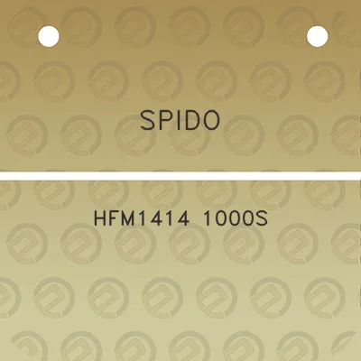 spido-hfm1414-1000s