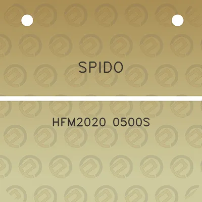 spido-hfm2020-0500s