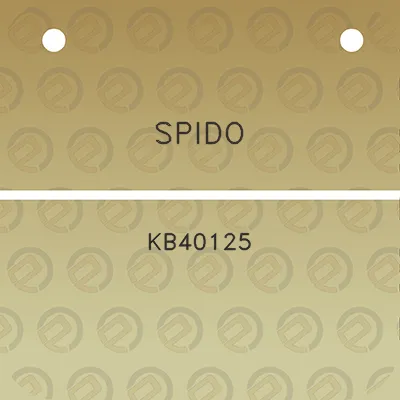 spido-kb40125