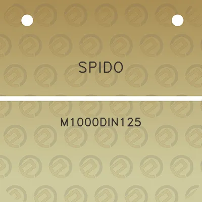 spido-m1000din125