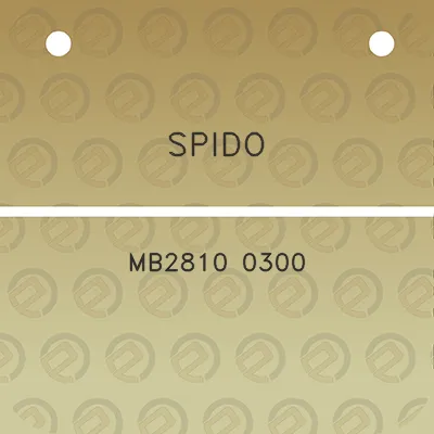 spido-mb2810-0300