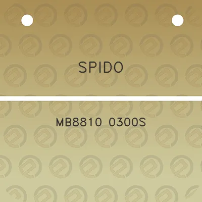 spido-mb8810-0300s