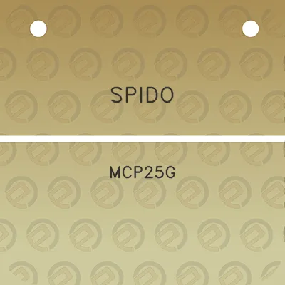 spido-mcp25g