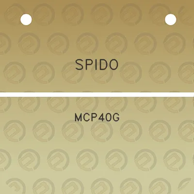 spido-mcp40g