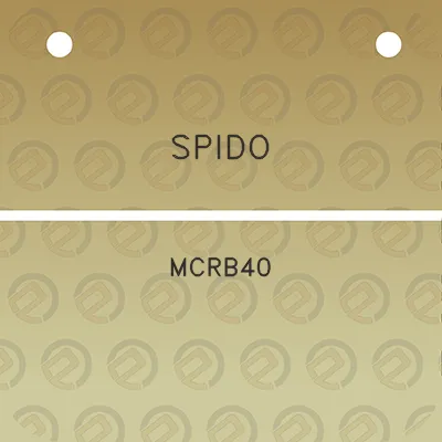 spido-mcrb40