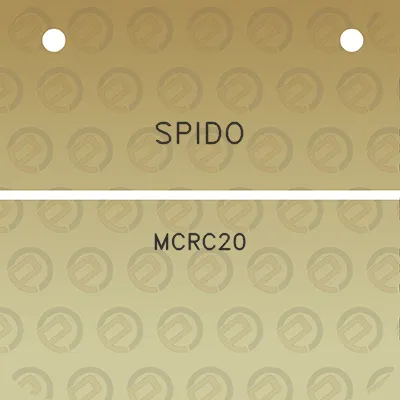 spido-mcrc20