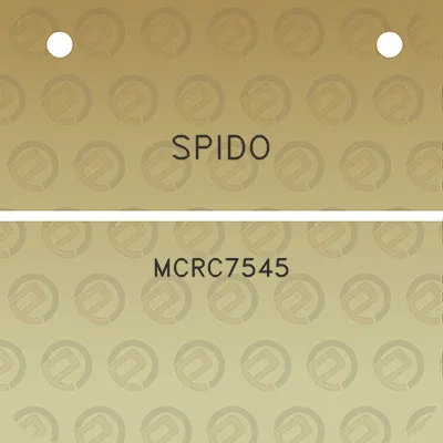 spido-mcrc7545