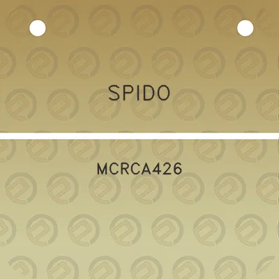 spido-mcrca426