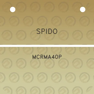 spido-mcrma40p