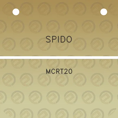 spido-mcrt20