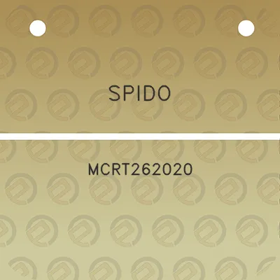 spido-mcrt262020