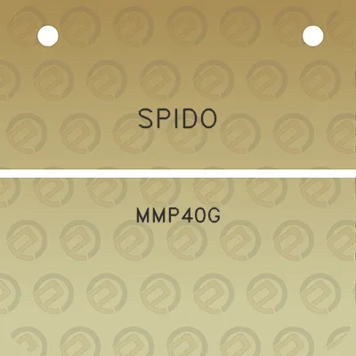 spido-mmp40g