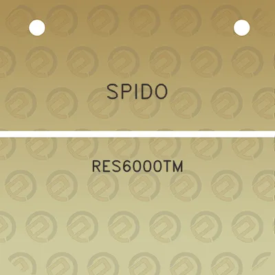 spido-res6000tm