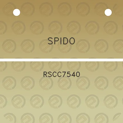 spido-rscc7540