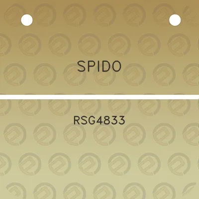 spido-rsg4833