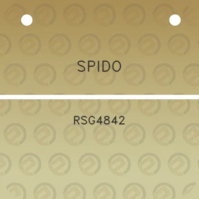 spido-rsg4842