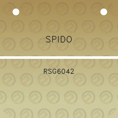 spido-rsg6042