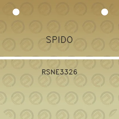 spido-rsne3326