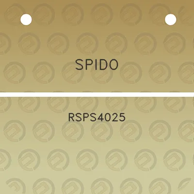 spido-rsps4025