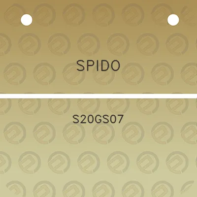 spido-s20gs07